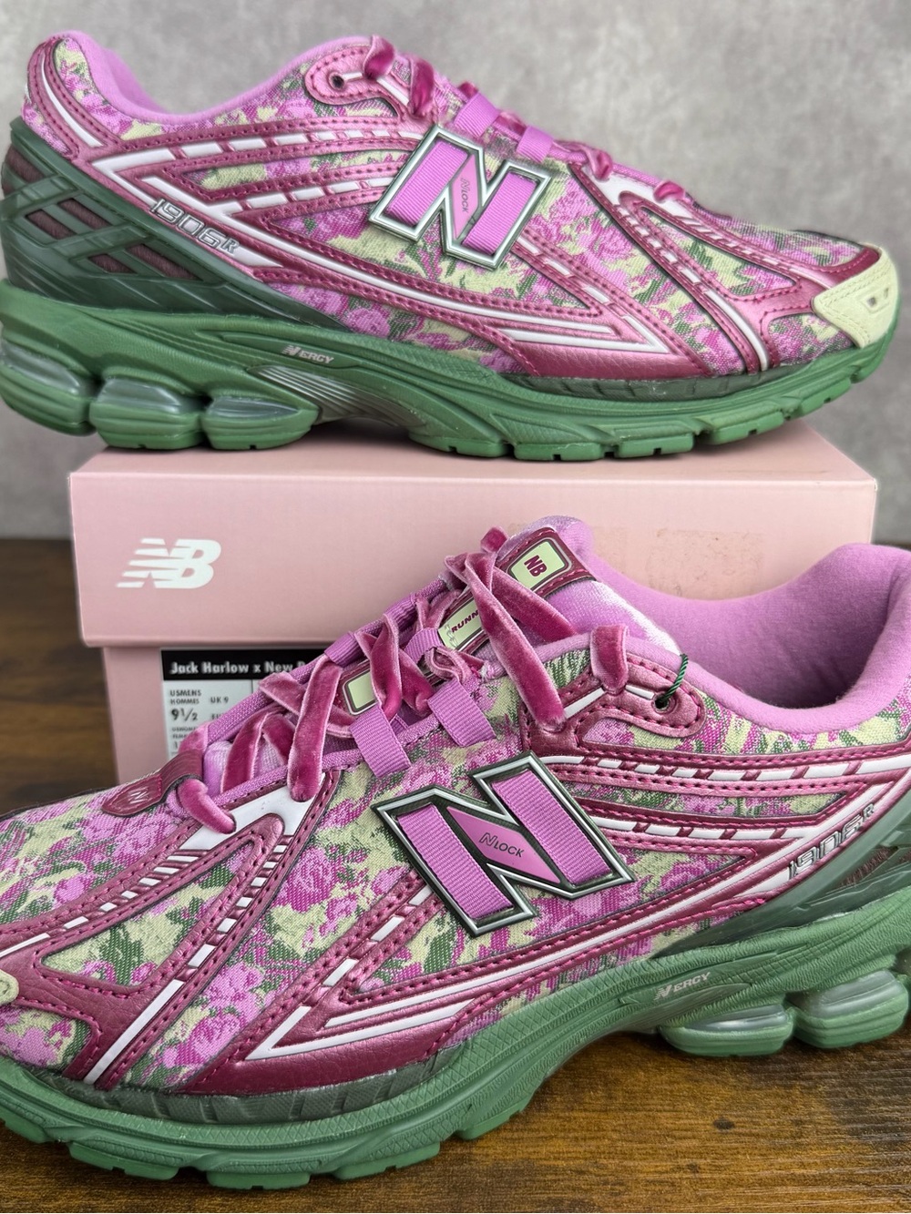 NEW New Balance 1906R Jack Harlow Rose Runner Special Box Size 9.5 M1906RJH Rare - Picture 2 of 11
